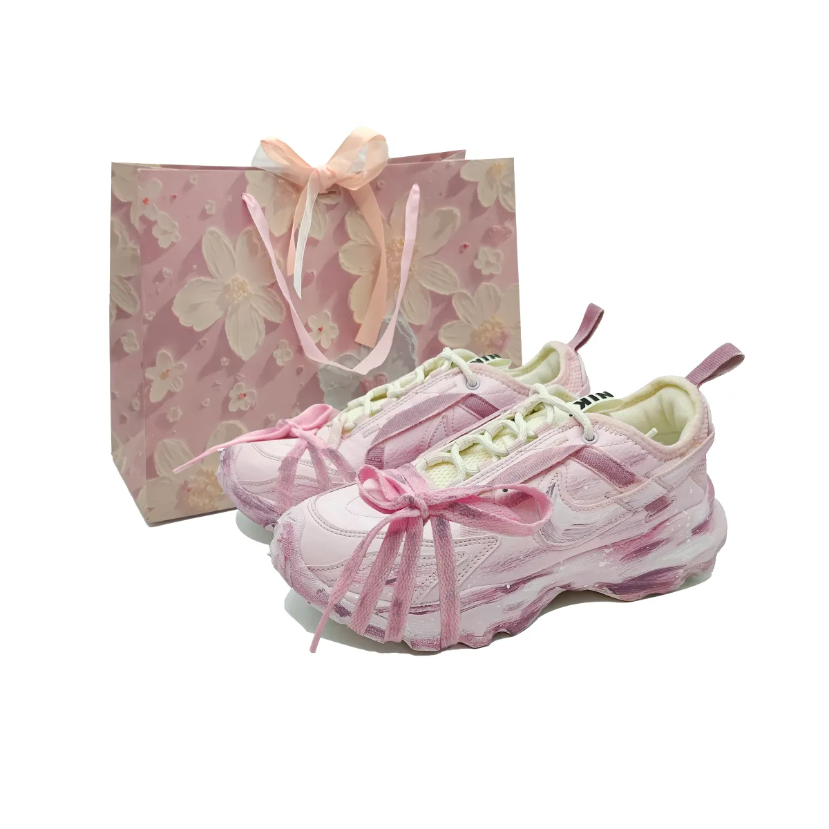 Nike TC 7900 Misty Wild Cherry Blossom Low top Casual Shoes Women's Cherry Blossom Pink