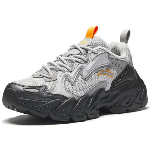 Anta Life Collection Textile, Synthetic Leather Cushioning Abrasion Resistant Lightweight Low top Casual Shoes Men's
