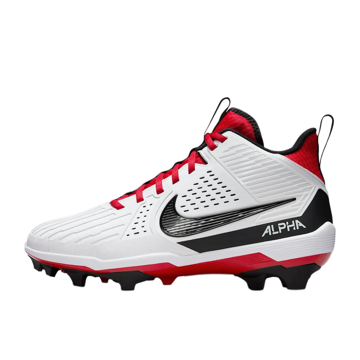 Nike Alpha Menace Strong White University Red Dark Smoke Grey Black