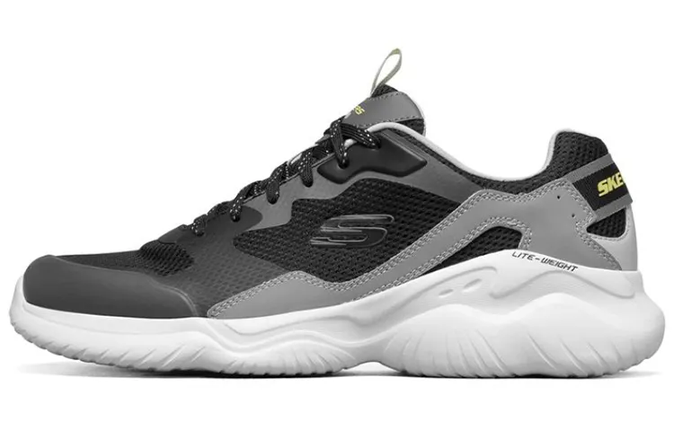 Skechers Falcore Casual Shoes Men's Low Top Black/White/Gray