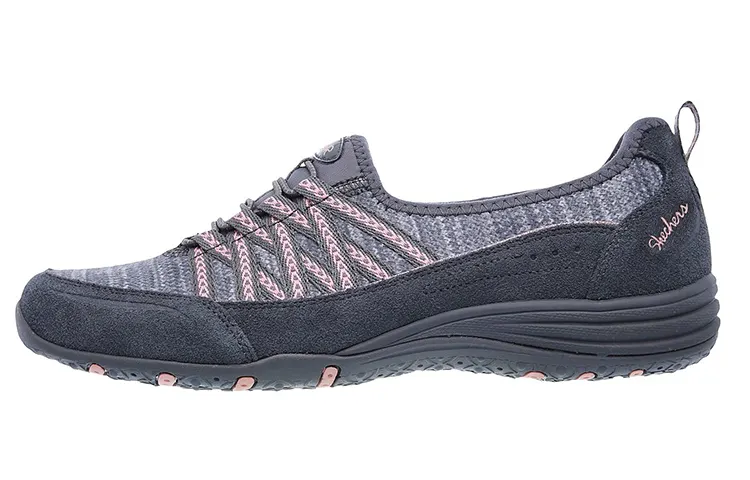 Skechers Casual Shoes Women's Low Top Gray/Pink