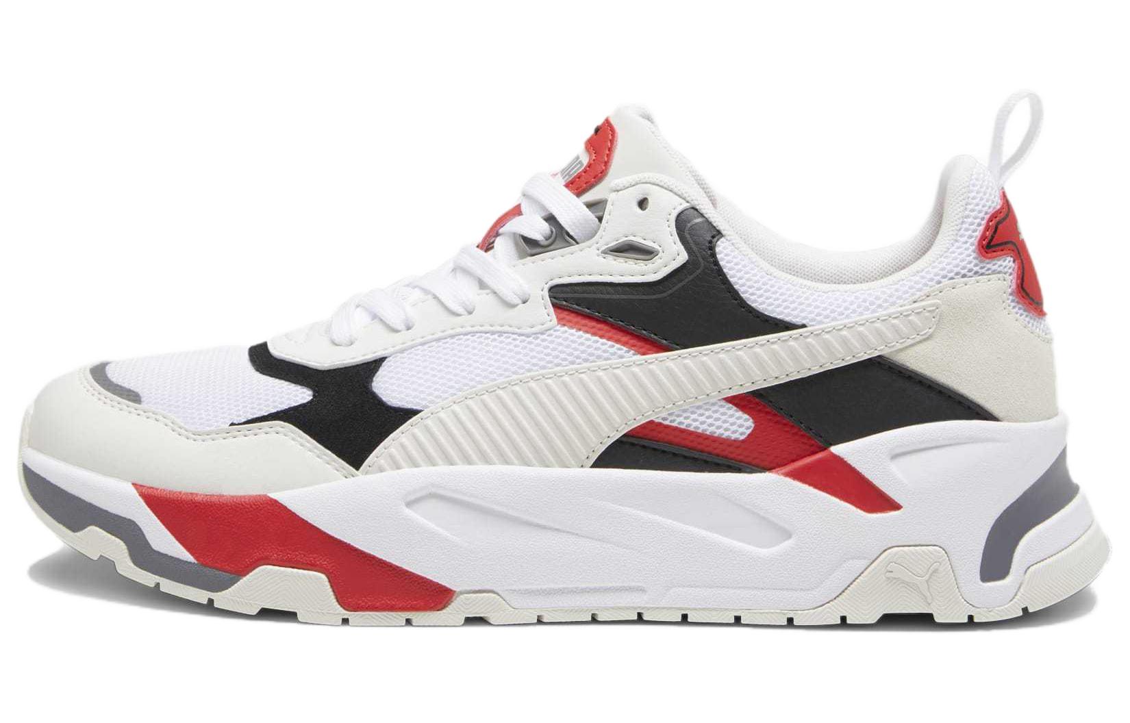 PUMA Trinity Low top Casual Shoes Men's White Black Red