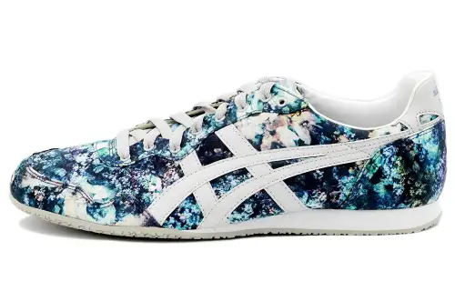 Onitsuka Tiger Serrano Abrasion Resistant Low top Running Shoes Men's Blue White