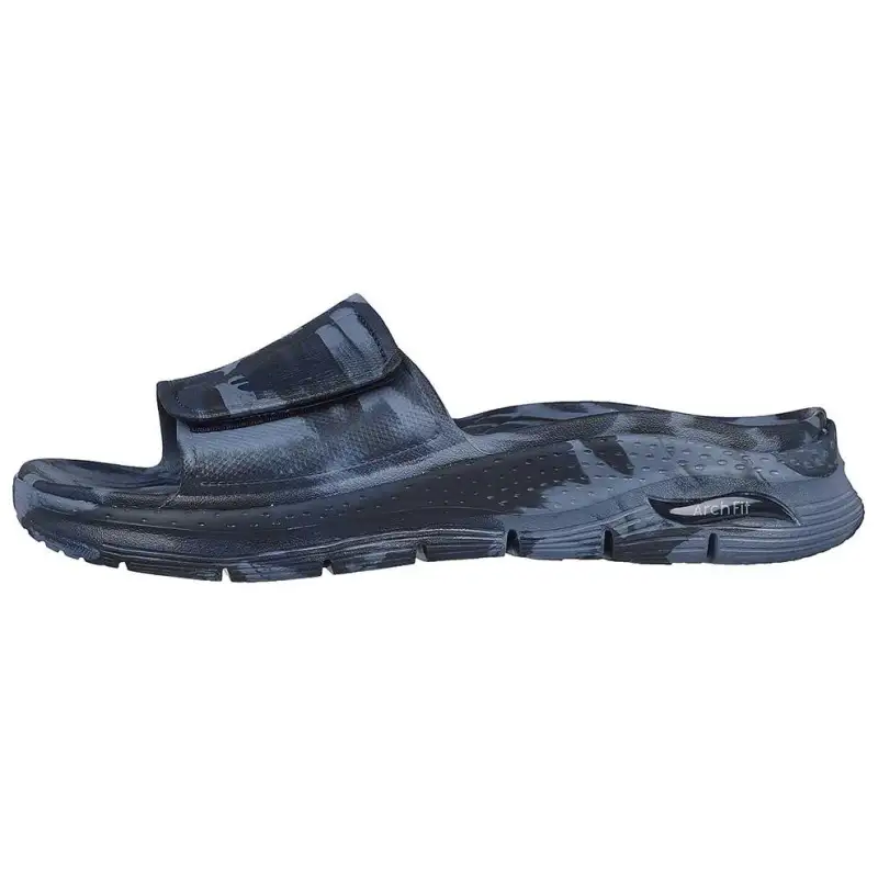Skechers Arch Fit Slide Slippers Men's Blue