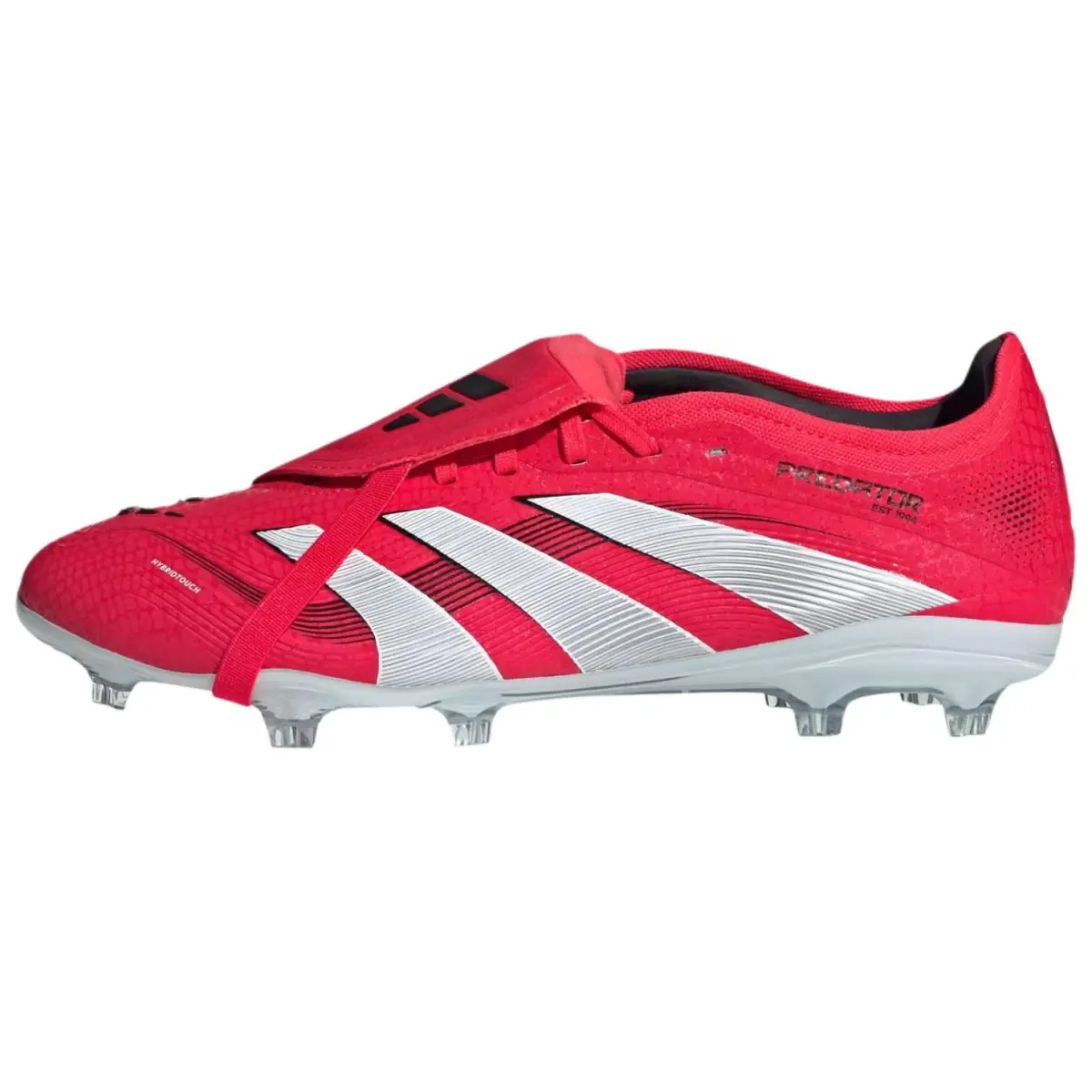 Adidas PREDATOR PRO Slip Resistant Abrasion Resistant Slip Resistant Abrasion Resistant Soccer Shoes Unisex Red White