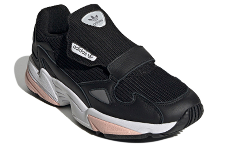 Женские кроссовки adidas originals Falcon Rx (черно-розовые) — фото 2