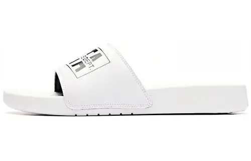 Anta Comfortable Quiet Slide Slippers Men's White Black