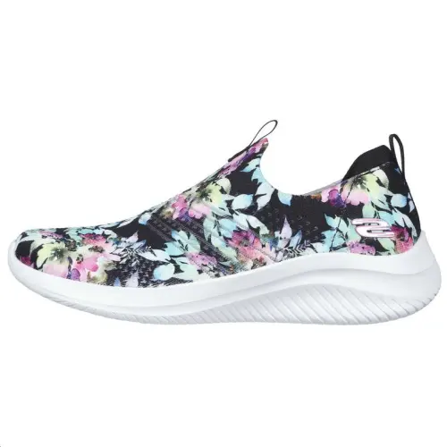 Skechers Ultra Flex 3.0 Flower Road Cushioning Breathable Low top Casual Shoes Women's Black