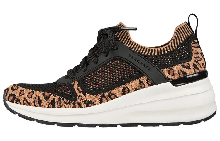 Skechers Billion Leopard Lady Fabric Sports Low top Casual Shoes Women's Leopard Print