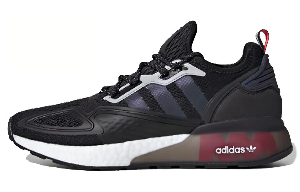 Adidas Zx 2K Boost Black Iridescent Shock Red