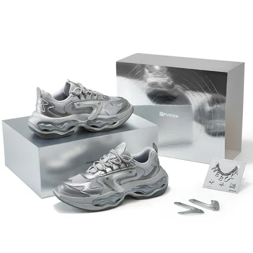 FILA FUSION Nebula Cushioning Abrasion Resistant Breathable Moisture Wicking Support Low top Casual Shoes Women's