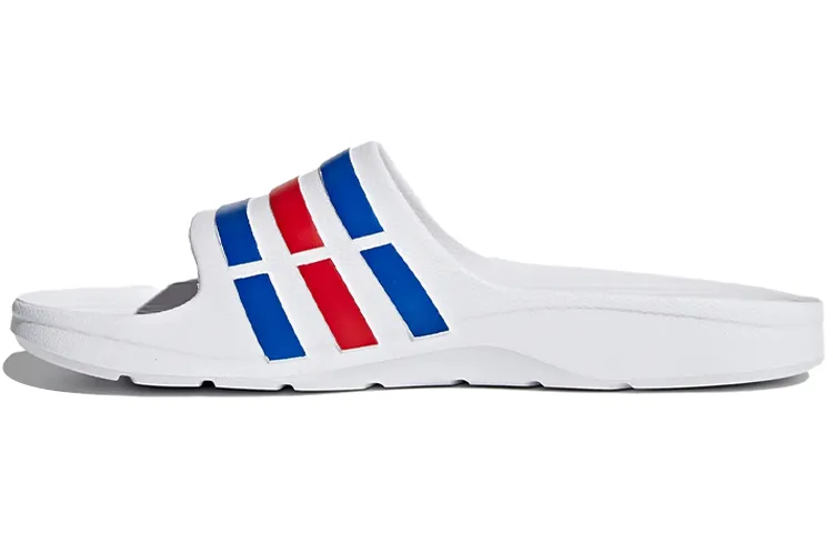 Adidas Duramo Slides 'White Blue Red'