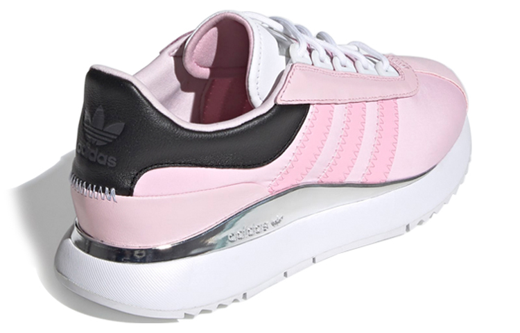 Женские кроссовки adidas originals SL (черно-розовые) — фото 4