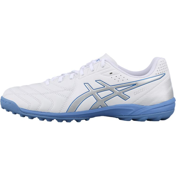 ASICS Calcetto Abrasion Resistant Soccer Shoes Men’s White Blue