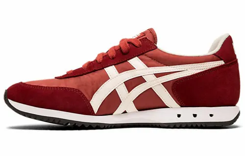 Onitsuka Tiger New York Slip Resistant, Abrasion Resistant, Lightweight Low top Casual Shoes Unisex Red White