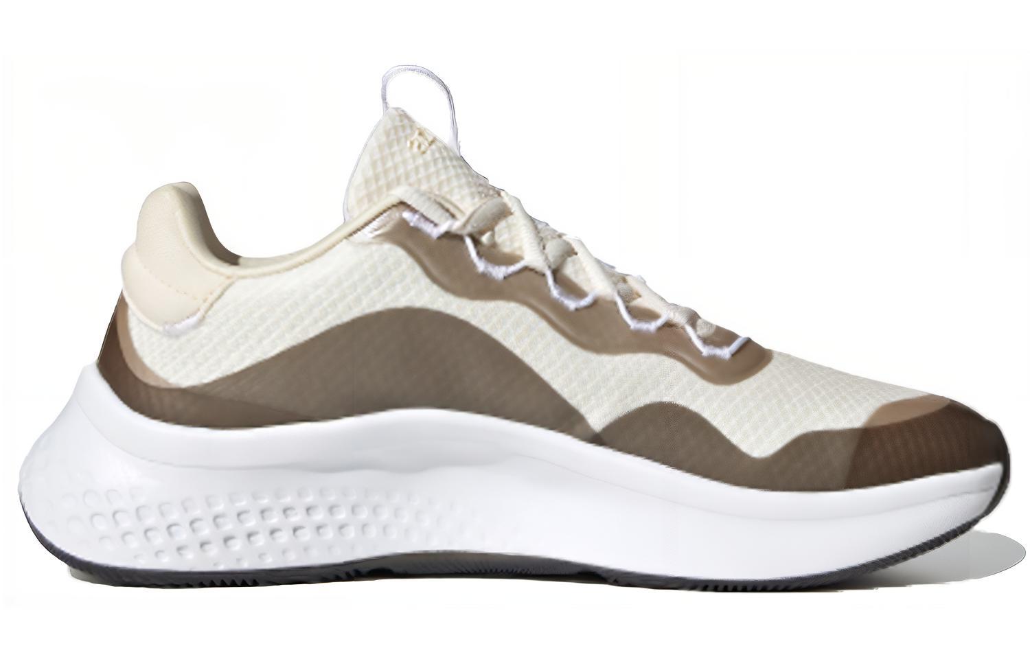 Женские кеды adidas neo Primrose Sleek (бежево-коричневые) — Бежевыйбелый / коричневый — фото 2