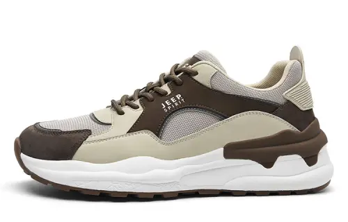 JEEP SPIRIT Low top Casual Shoes Men's Natural Deer