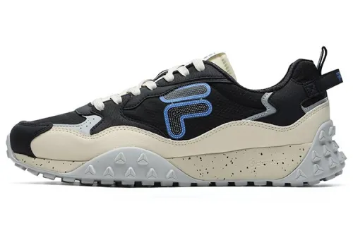 FILA FUSION Casual Shoes Men's Low Top Black/Beige White