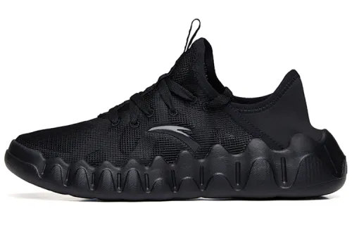 Anta Abrasion Resistant Low top Sports Casual Shoes Men's Black