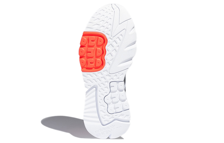 Кроссовки adidas originals Nite Jogger (бело-серо-розовые) — фото 6