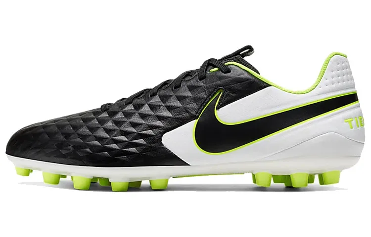 Nike Tiempo Legend 8 AG Artificial Ground Artificial Turf Slip Resistant Lightweight Non slip Lightweight Soccer Shoes