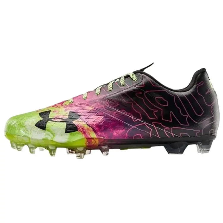 Under Armour Blur Lu Soccer Shoes Men's Black Pink