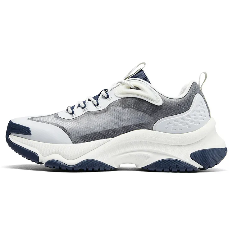 Skechers Fabric Low top Casual Shoes Men's Blue Gray