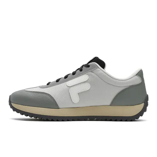 FILA MODERNO Abrasion Resistant, Breathable, Lightweight Low top Casual Shoes Men's Silver Gray