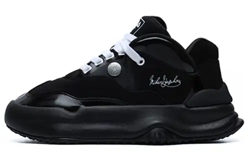 FILA Fashion Sneakers Low Top Running Shoes Black Women's
