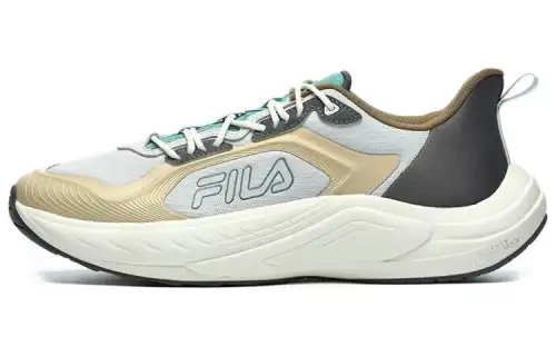 FILA WOLF Textile, Synthetic Leather, TPU Low top Casual Shoes Men's Nightfall Gray