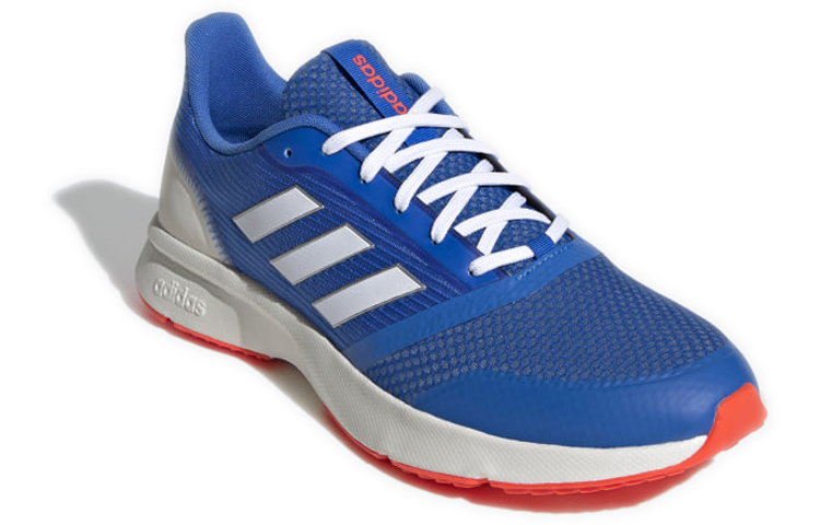 Мужские кроссовки adidas neo Nova Flow (сине-белые) — фото 2