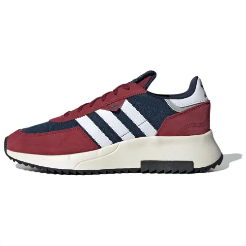Adidas Originals Retropy F2 Slip Resistant Abrasion Resistant Low top Casual Shoes Unisex Red