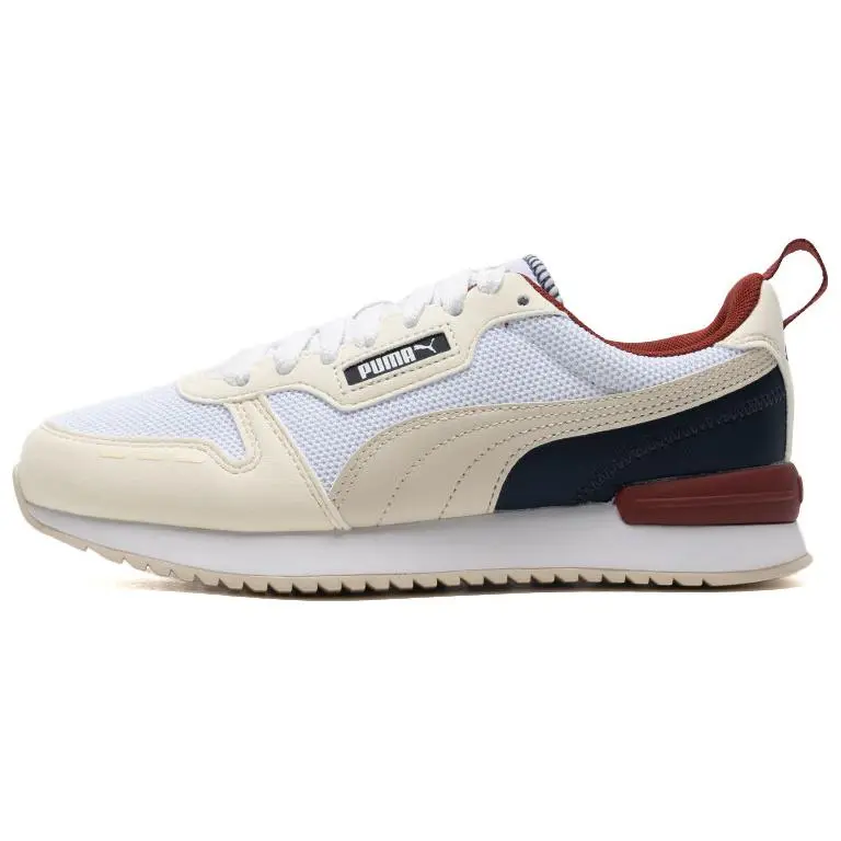 PUMA R78 Abrasion Resistant Low top Casual Shoes Unisex Ecru