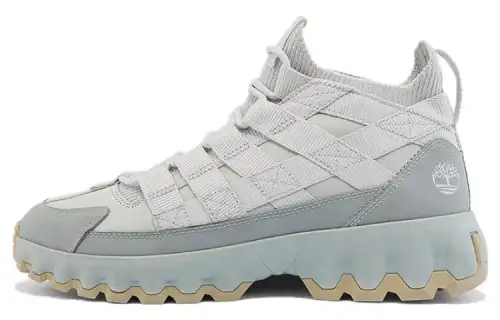 Timberland Slip Resistant Abrasion Resistant Mid top Casual Shoes Men's Light Gray