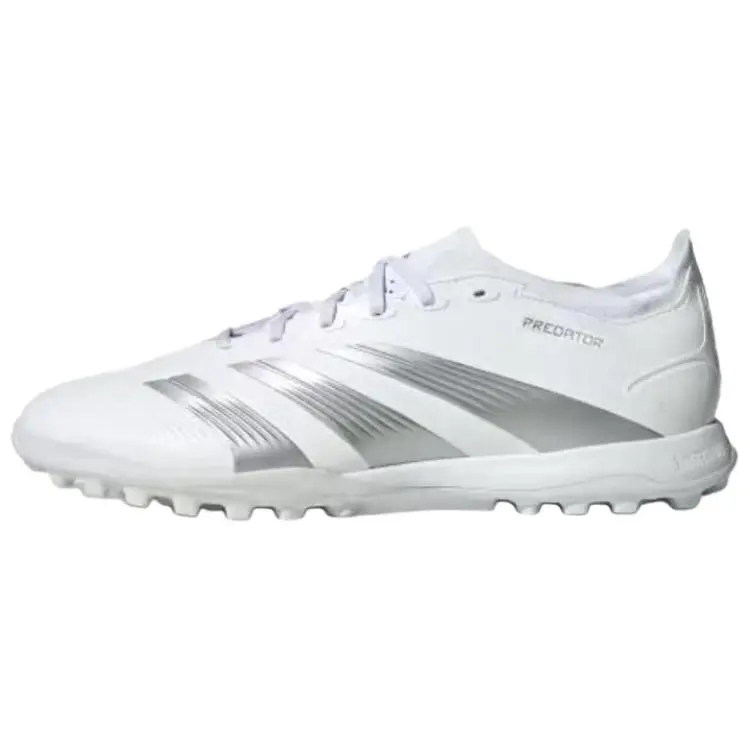 Adidas Predator 24 League Low Turf Cloud White Silver Metallic Grey
