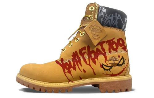 Timberland Short Combat Boots Men's Yellow