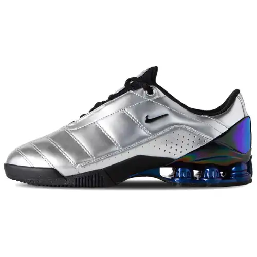 Nike Total 90 Shox Secutor Magia versatile, comfortable, wear-resistant, low-top soccer shoes, women's silver
