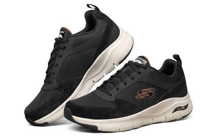 Мужские кроссовки Skechers Arch Fit (черные) — фото 3