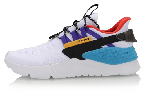 Li Ning EXD Ⅳ Slip Resistant Support Low top Casual Shoes Men's White Multicolor