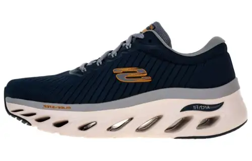 Skechers Arch Fit Arch Fit Glide Step Comfortable Cushioning, Wear Resistant Low top Casual Shoes Men's Dark Blue