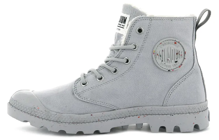 Palladium Pampa Combat Boots Unisex Gray