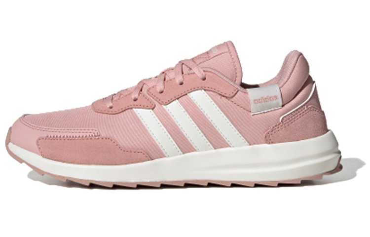 Женские кроссовки adidas neo Retrorun (розово-белые)