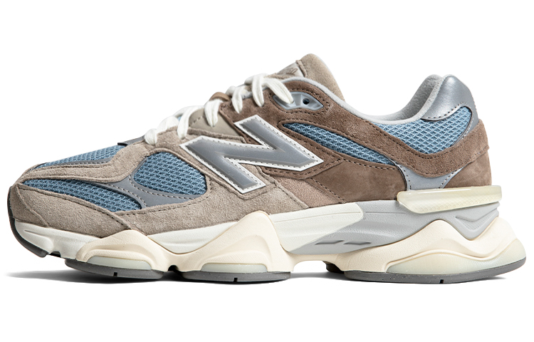 Кроссовки New Balance 9060 (коричнево-синие)