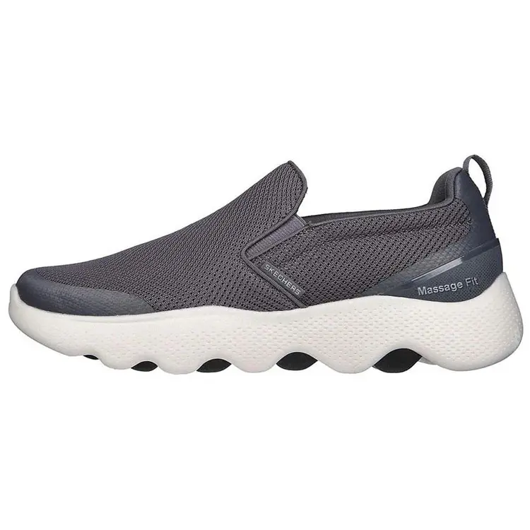 Skechers Go Walk Massage Fit Cushioning Support Lightweight Low top Casual Shoes Men's Gray
