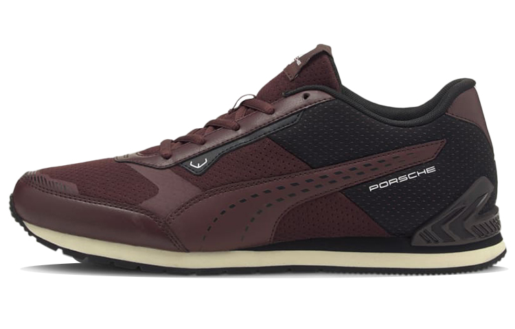 PUMA Porsche Legacy Track Racer Motorsport Low top Casual Shoes Men's Burgundy