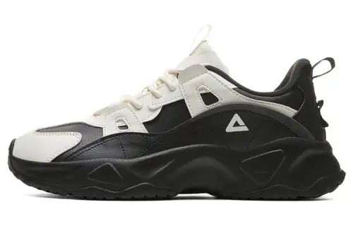 PEAK Versatile Breathable Low top Casual Shoes Unisex Beige Black
