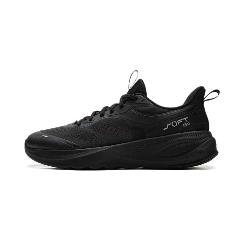 Li Ning Soft Go 2 V4 Breathable Lightweight Rebound Low top Casual Shoes Men's Black