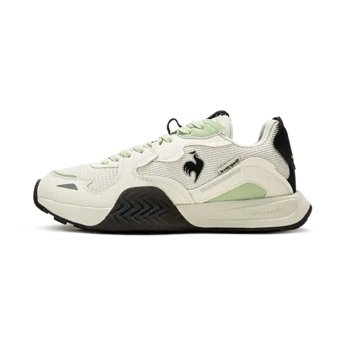 Le Coq Sportif Slip Resistant Abrasion Resistant Low top Casual Shoes Unisex White Green