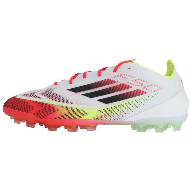 Adidas F50 ELITE Soft And Comfortable AG Artificial Ground Artificial Turf Soccer Shoes Unisex White