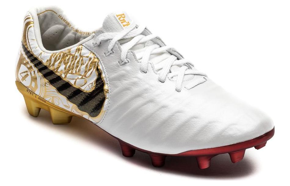 Мужские бутсы Nike Tiempo Legend 7 SR4 Corazon y Sangre (бело-золотой) — Белый / золотой — фото 2